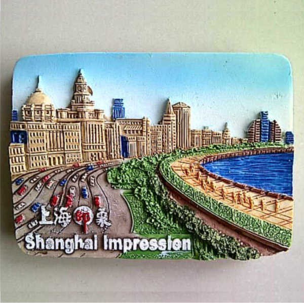 Jual Souvenir Magnet kulkas Shanghai impression China