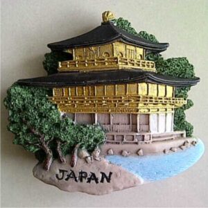 Jual Souvenir Magnet kulkas golden temple Jepang