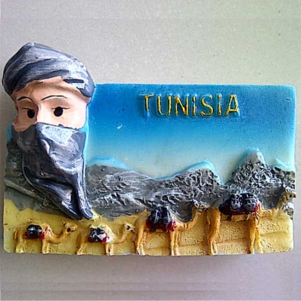 Jual Souvenir Magnet kulkas Tunisia people Africa Utara