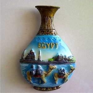 Jual Souvenir Magnet kulkas Egypt vase