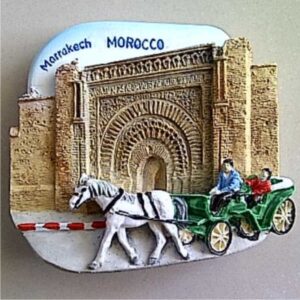 Jual Souvenir Magnet kulkas Maroko Kuda North Africa