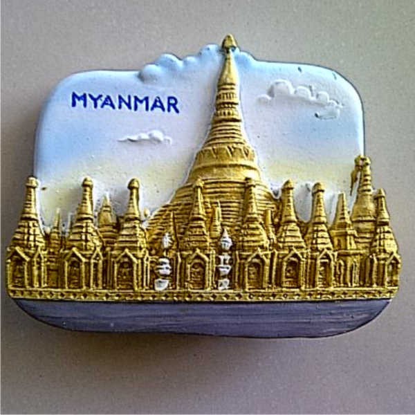 Jual Souvenir Magnet Kulkas Myanmar