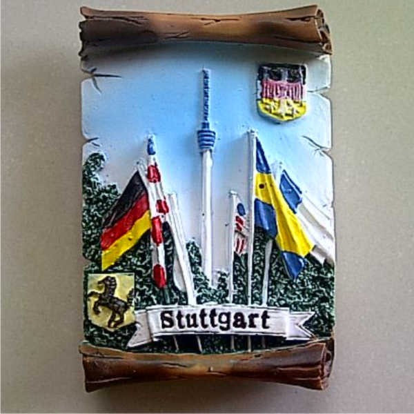Jual Souvenir Magnet kulkas Stuttgart Jerman