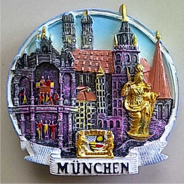 Jual Souvenir Magnet kulkas Munchen 2 Jerman