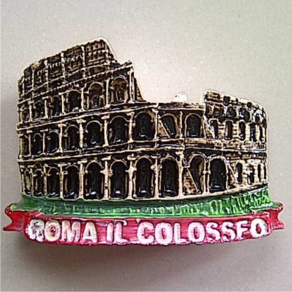 Jual Souvenir Magnet kulkas Colosseo B Roma Italia