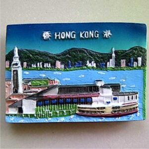 Jual Souvenir Magnet kulkas HongKong kapal