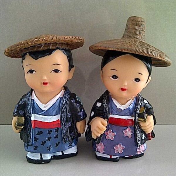 Jual Souvenir Boneka Jepang Samurai Couple