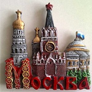 Jual Souvenir Magnet kulkas Mockba Moscow Rusia