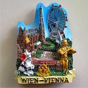 Jual Souvenir Magnet kulkas Wien Vienna Austria