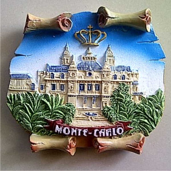 Jual Souvenir Magnet kulkas Monte Carlo Monaco