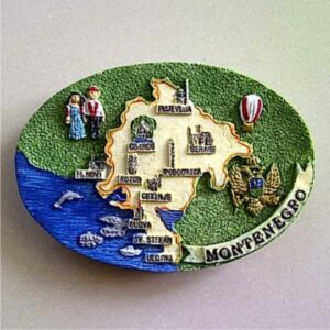 Jual Souvenir Magnet kulkas Montenegro