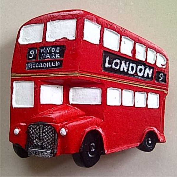 Jual Souvenir Magnet kulkas London Bus 1