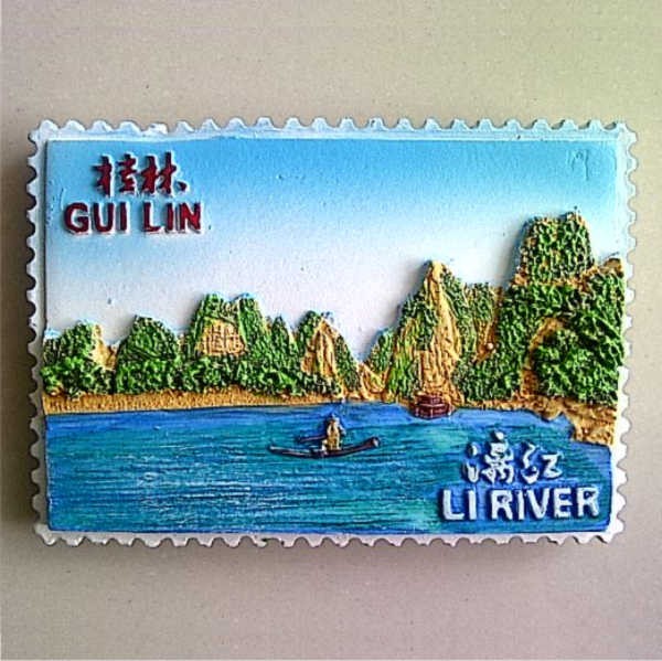 Jual Souvenir Magnet kulkas Li River Gui Lin China