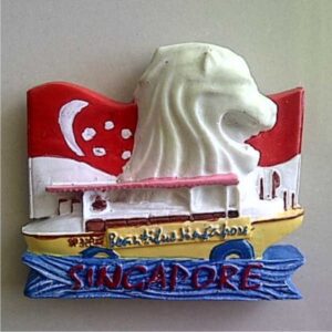 Jual Souvenir Magnet kulkas Bendera Singapore