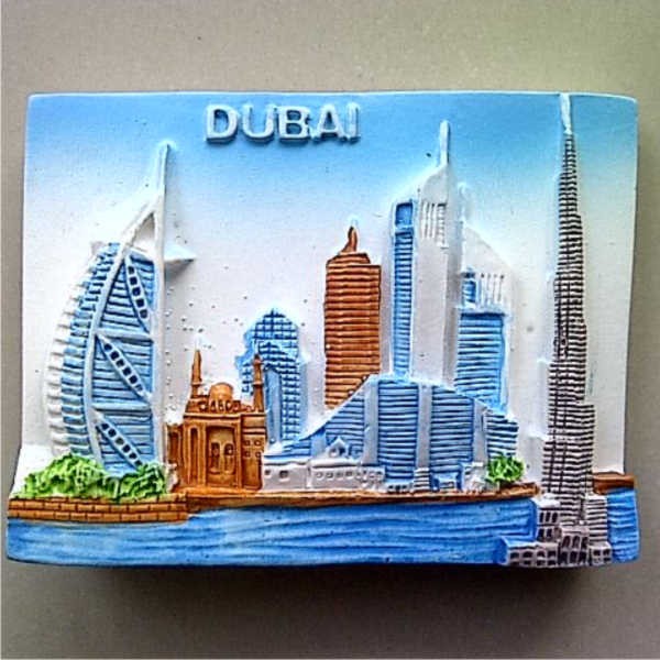 Jual Souvenir Magnet kulkas Dubai Tower Square