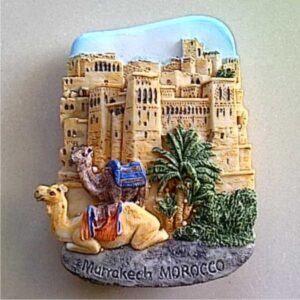 Jual Souvenir Magnet kulkas Morocco Unta North Africa