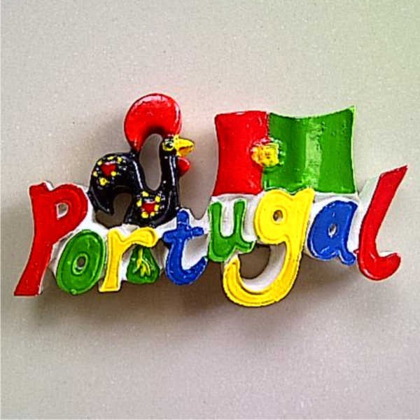 Jual Souvenir Magnet kulkas Portugal Tulisan