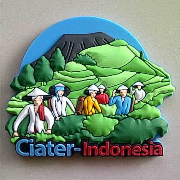 Jual Souvenir Magnet kulkas Ciater Indonesia