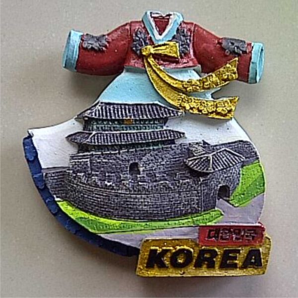 Jual Souvenir Magnet kulkas Baju Korea 4