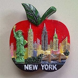 Jual Souvenir Magnet kulkas Apel New York Amerika