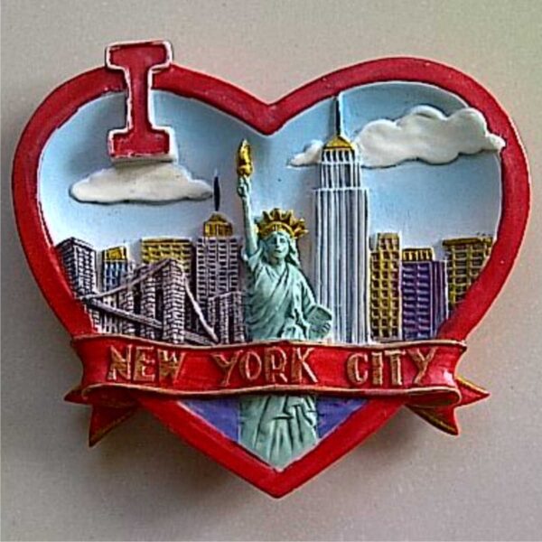 Jual Souvenir Tempelan kulkas I love New York City Amerika