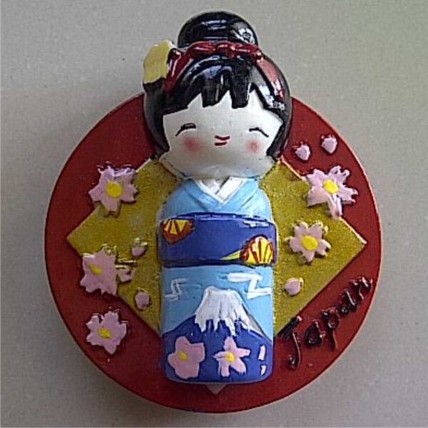 Jual Souvenir Tempelan kulkas Jepang Girl