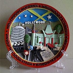 Jual Souvenir Pajangan Piring Hollywood Amerika