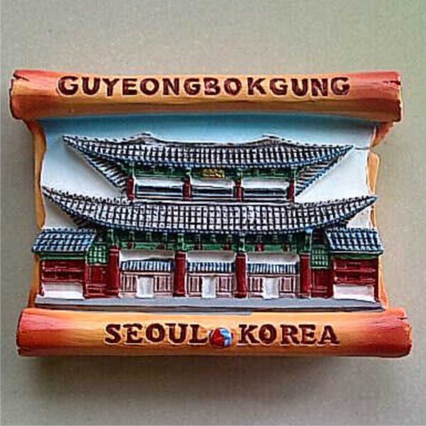 Jual Souvenir Tempelan kulkas Guyeongbokgung Seoul Korea