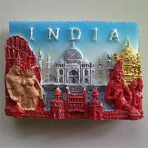 Jual Souvenir Tempelan kulkas India Merah