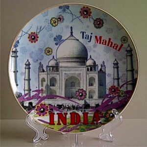 Jual Souvenir Piring Pajangan Taj Mahal India