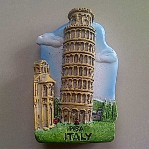 Jual Souvenir Magnet kulkas Menara Pisa Italia
