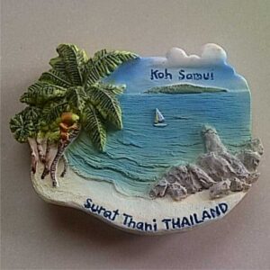 Jual Souvenir Magnet kulkas Surat Thani Thailand