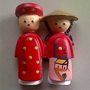 Jual Souvenir Magnet kulkas Orang Vietnam