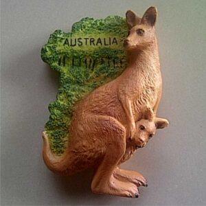 Jual Souvenir Magnet kulkas kantung Kanguru Australia