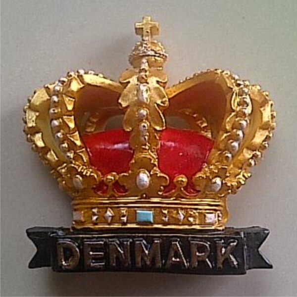 Jual Souvenir Magnet kulkas Mahkota Denmark