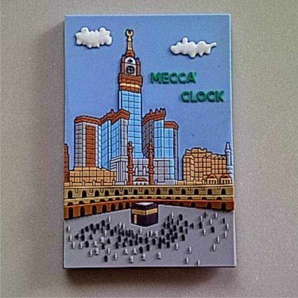 Jual Souvenir Magnet kulkas Mecca Clock