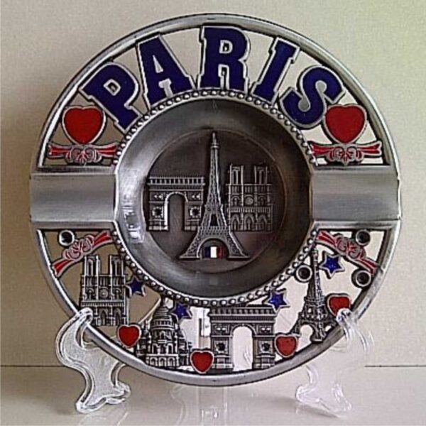 Jual Souvenir Piring Pajangan Asbak Paris Love