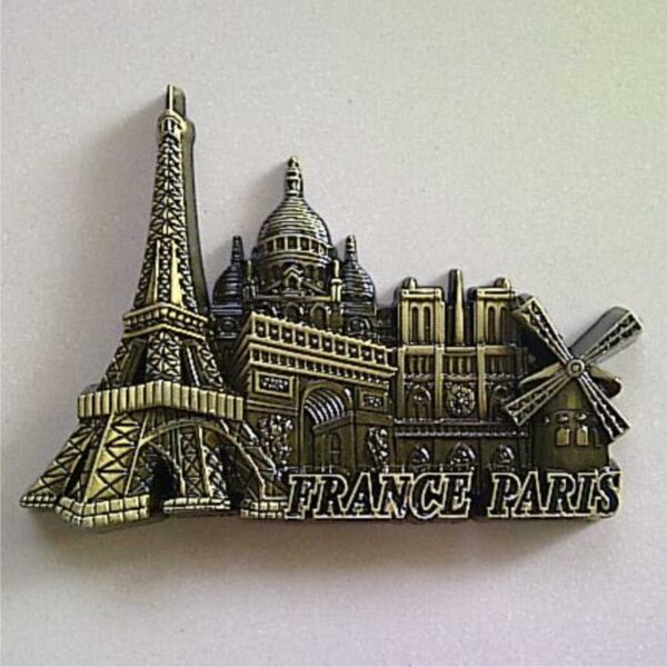 Jual Souvenir Magnet kulkas Objek Paris Metal
