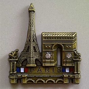 Jual Souvenir Magnet kulkas Kota Paris Metal