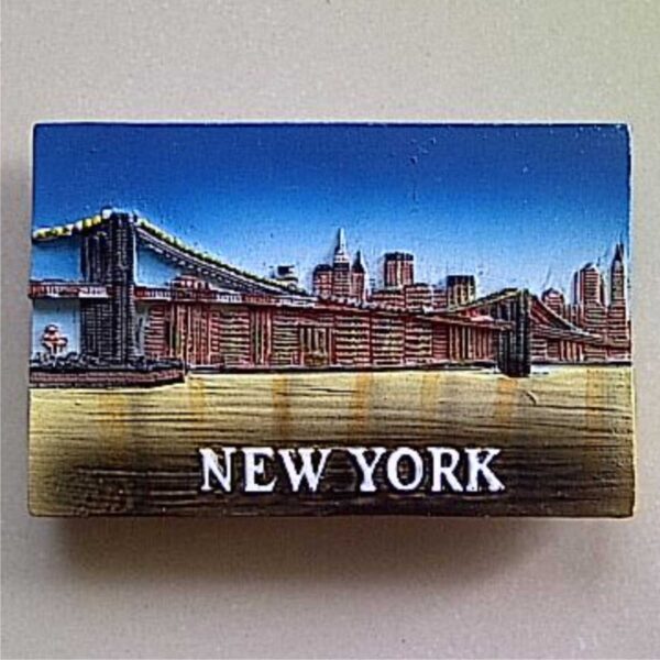 Jual Souvenir Magnet kulkas Jembatan Brooklyn New York