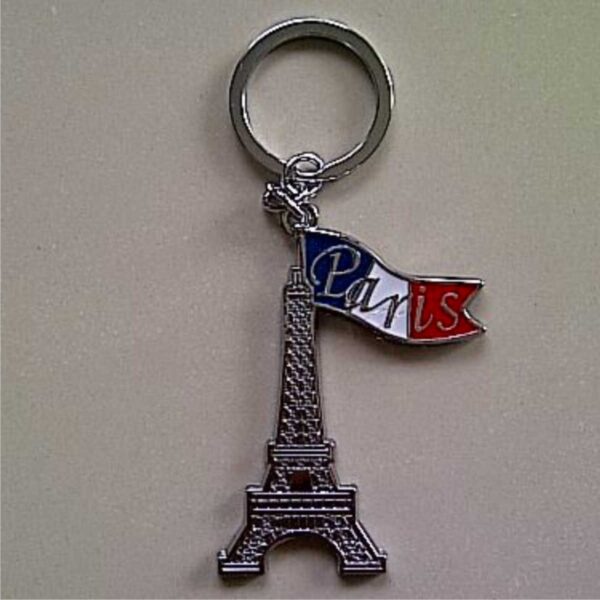 Jual Souvenir Gantungan Kunci Eiffel Bendera Paris