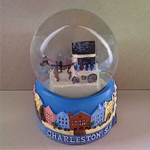 Jual Souvenir Snow Globe Charleston Kuda Amerika