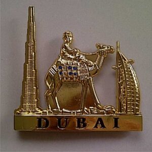 Jual Souvenir Magnet kulkas Dubai Metal